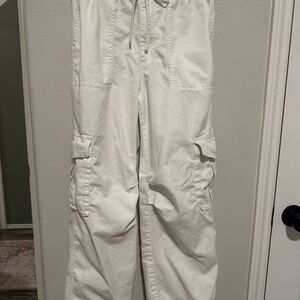 Abercrombie & Fitch Men's Cream Cargo Pants
